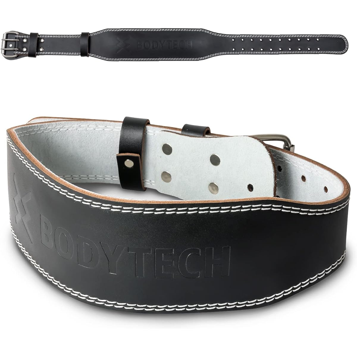 Bodytech Leather Belt, Training Belt, Power Belt, Muscle Training Belt, Waist Belt, Lower Back Pain Belt, Lifting, Dipping Belt, Dips, Squats, BTS22CM018