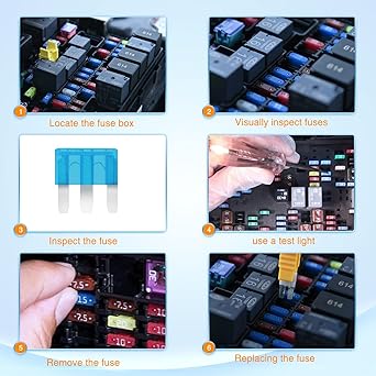 NILIGHT 60 MICRO3 Hughes ATL Curblade Hughes Packed Kit 3 Prongue Microbled Car Hughes Replacement 5A 7.5A 10A 15A Car Hughes Puller For car trucks for SUV RV
