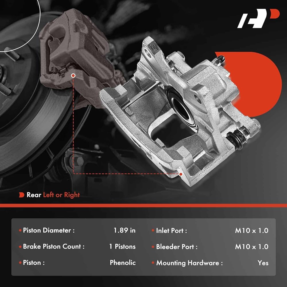 A-PREMIUM Rear Disc Brake Chariperia Assembly Bracket Dodge and Jeep Model-Nitro 2007-2011 Liberty 2008-2012 WRANGLER 2007-2017 WRANGLER JK 2018