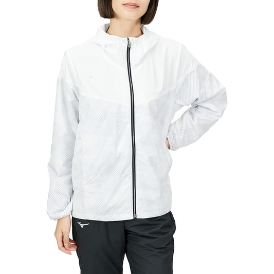 [Mizuno] Training Wear Breath Thermo Warmer Jacket Hoodie Parka Moisture Absorbing Heat Generating Windproof Water Repellent 32ME2831 Women's