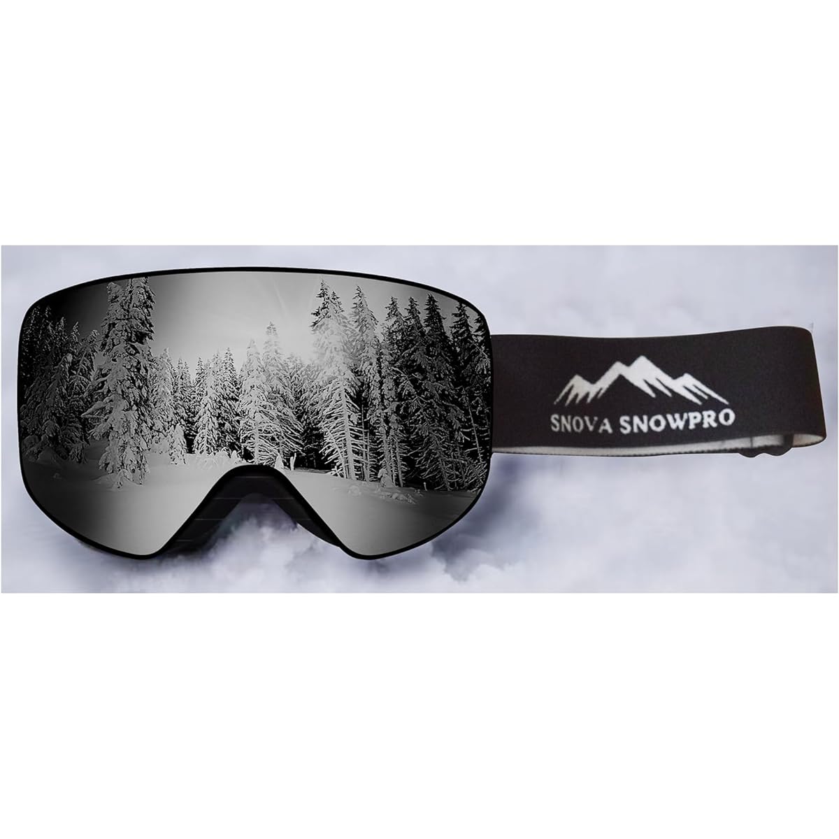 [MARUYUKI] [Official Genuine Product] Ski Goggles REVO Full Coating, Compatible with Bad Weather, Large Lens, Compatible with Glasses, Bright View, Flat Double Lens, Anti-Fog Tested, UV400 UV Protection, Men, Women, Juniors, Kids, 3-Layer Sponge, Lightwe