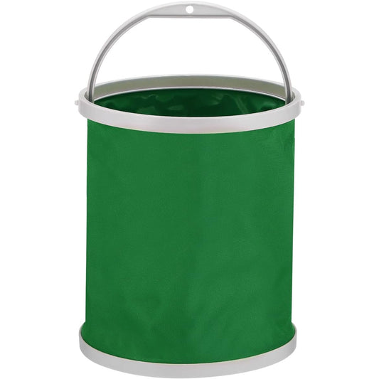 PATIKIL Camping Bucket Fishing Bucket Water Tank Foldable with Handle for Camping Car Wash 13L Green