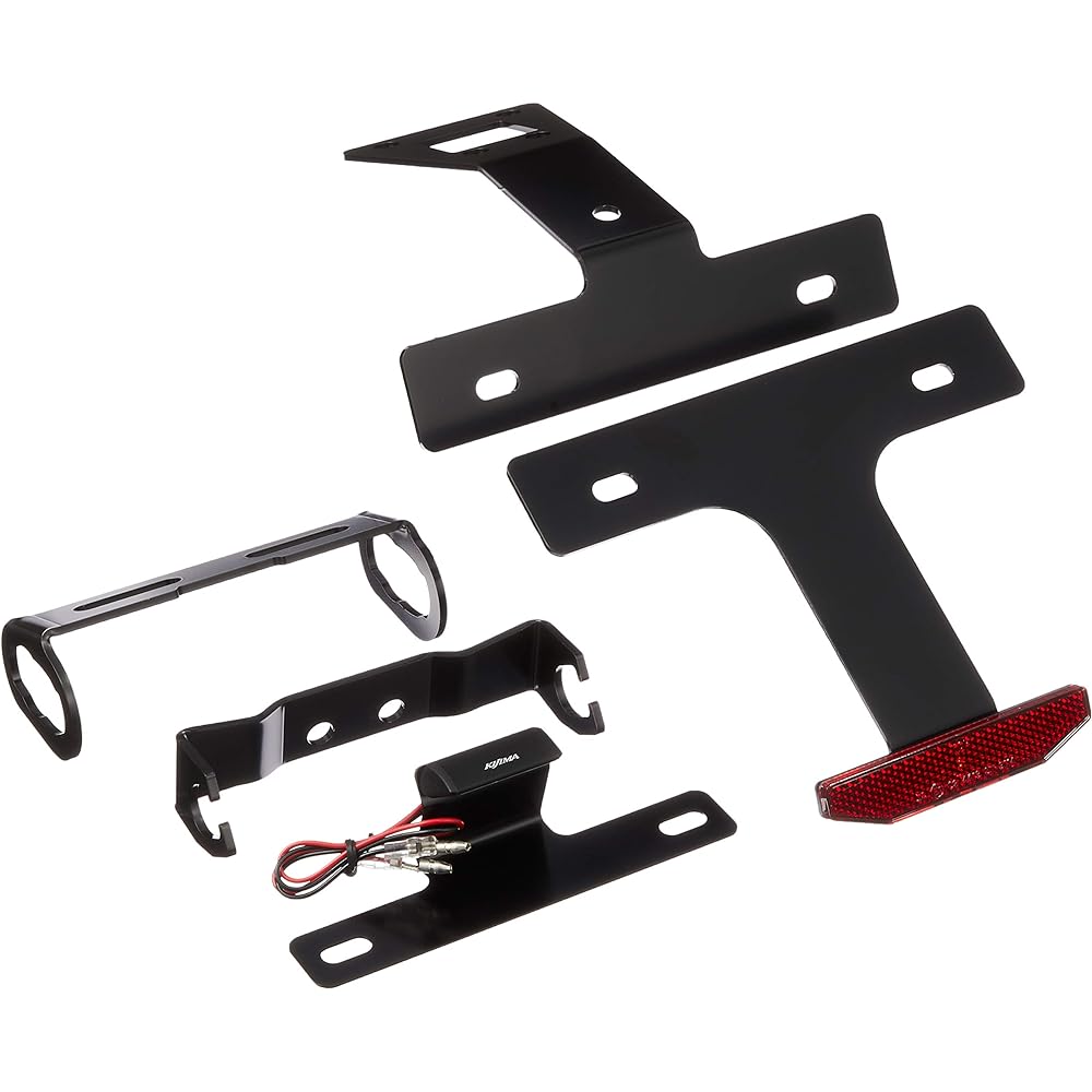 Kijima Motorcycle Fenderless Kit '18 Ninja 250 Ninja 400 Ninja Black KAWASAKI 315-069
