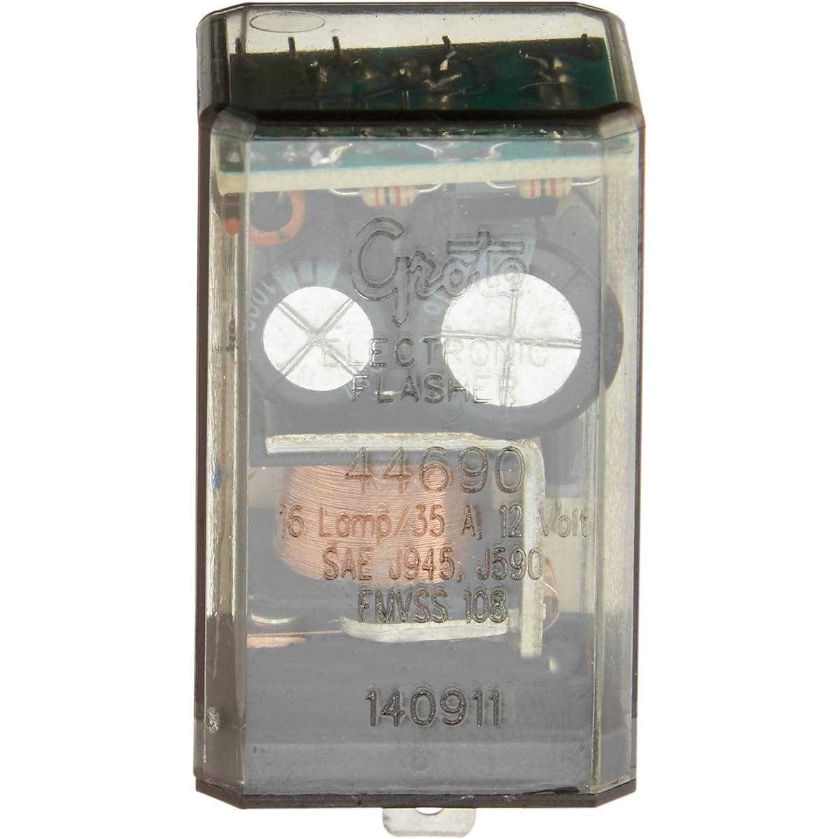 GROTE 44690 2 Pin Flasher (16 Light Electronics)