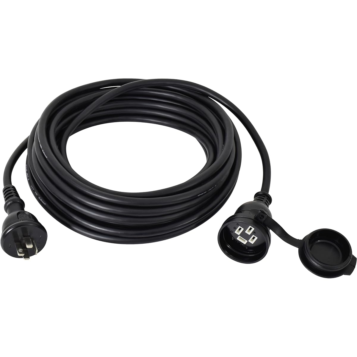 Nichido rainproof extension cord 10M three-phase 200 4P-20AW10