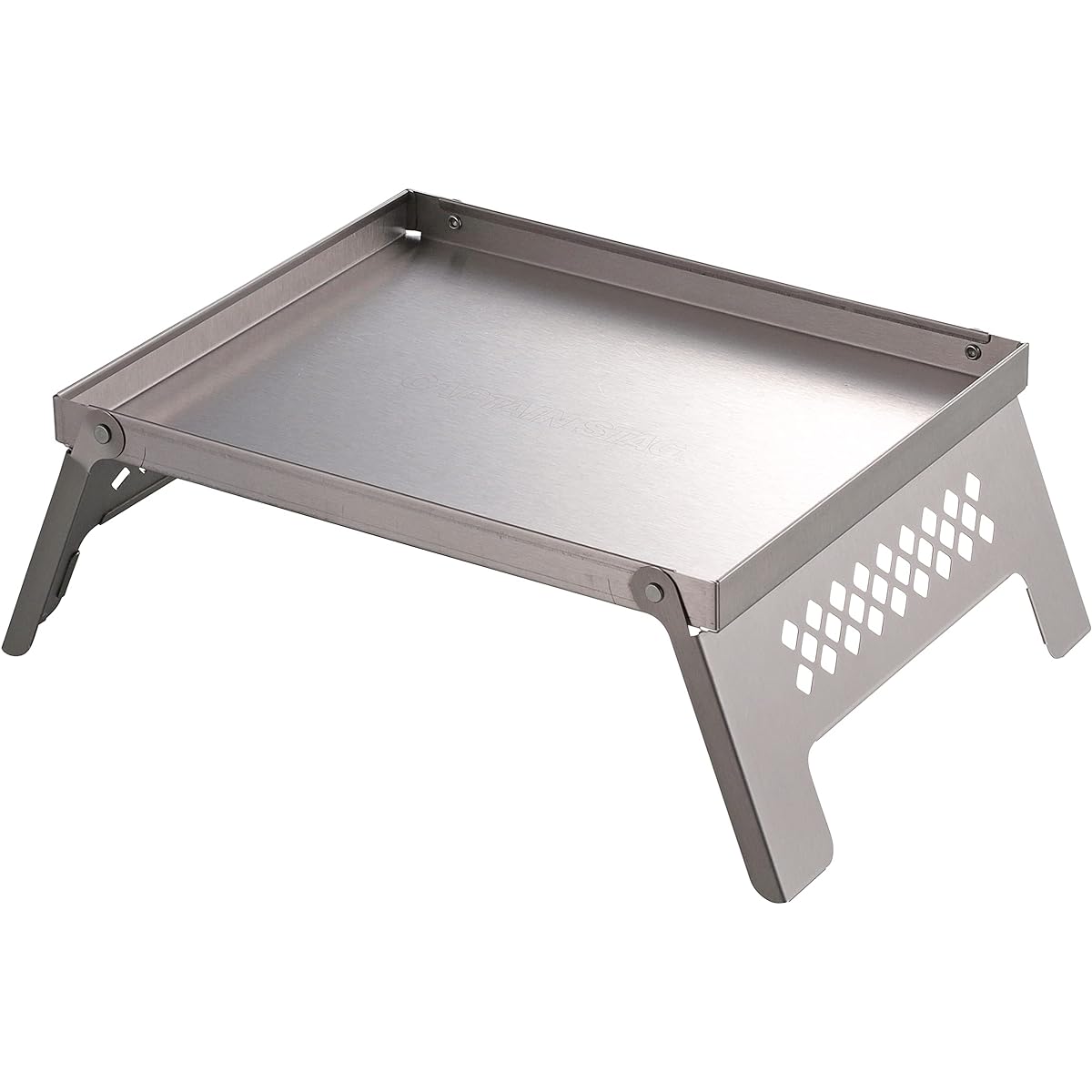 CAPTAIN STAG Barbecue Stove Bonfire Stand 3-in-1 Folding Kamado Smart Grill B5 Type with Bag 3 Levels Adjustable UG-42