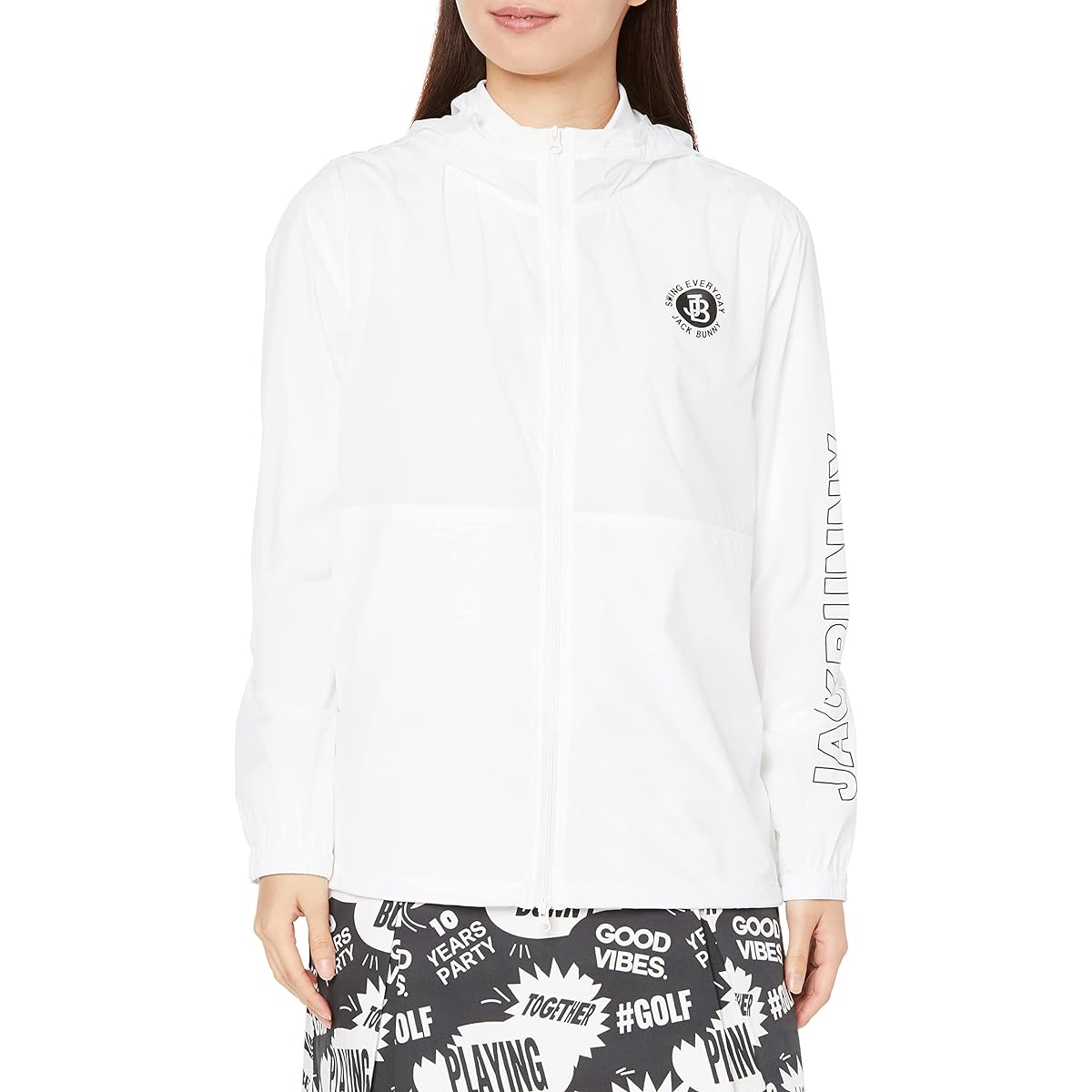 [Jack Bunny] Women's Full Zip Parka (Variantech: Water Repellent/Windproof) / Golf Outerwear / 263-3120330
