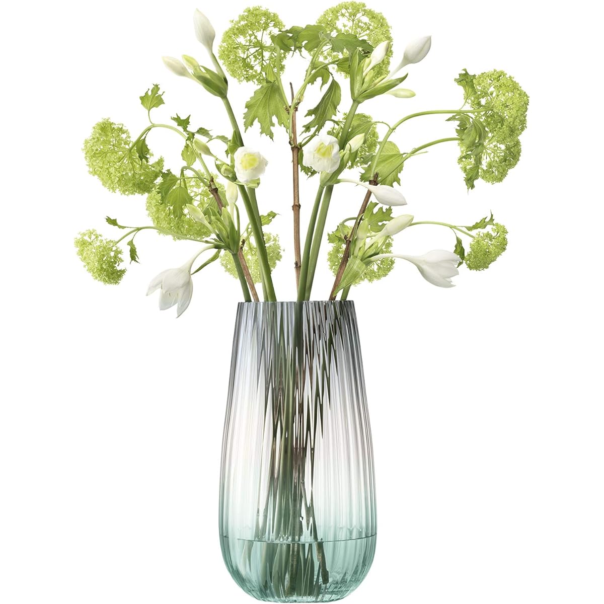 LSA DUSK VASE GREEN/GREY H28cm