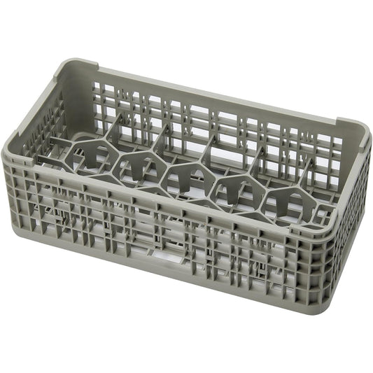 Ishikawa Jushi Kogyo Draining Rack Cycle Washing Half Rack Gray 17 Dividers Height 131mm 1 Piece Polypropylene Made in Japan HK-221-17