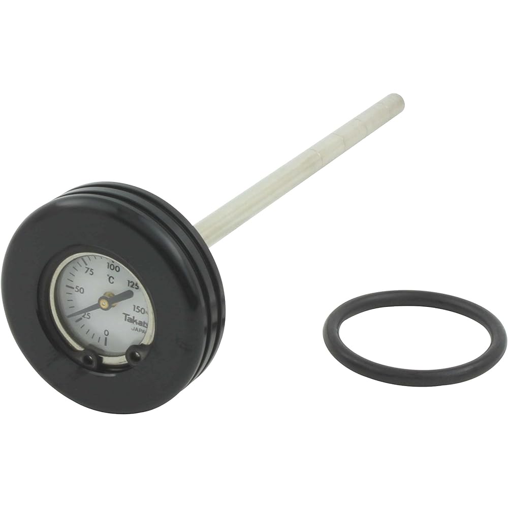 POSH FAITH Neo Classic Oil Temperature Gauge Yamaha 1978-2008 SR400 2009-2014 SR400(FI) 1978-1999 SR500 Black 110024-06