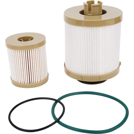 Replacement Fuel Filter - Ford - 2003-2007 - F250, F350, F450, F550 Super Duty, Excursion - FD4616, 3C3Z9N184CB - 6.0L V8 Diesel Upper Fuel Bowl and Lower Lifter Pump Filter Replacement