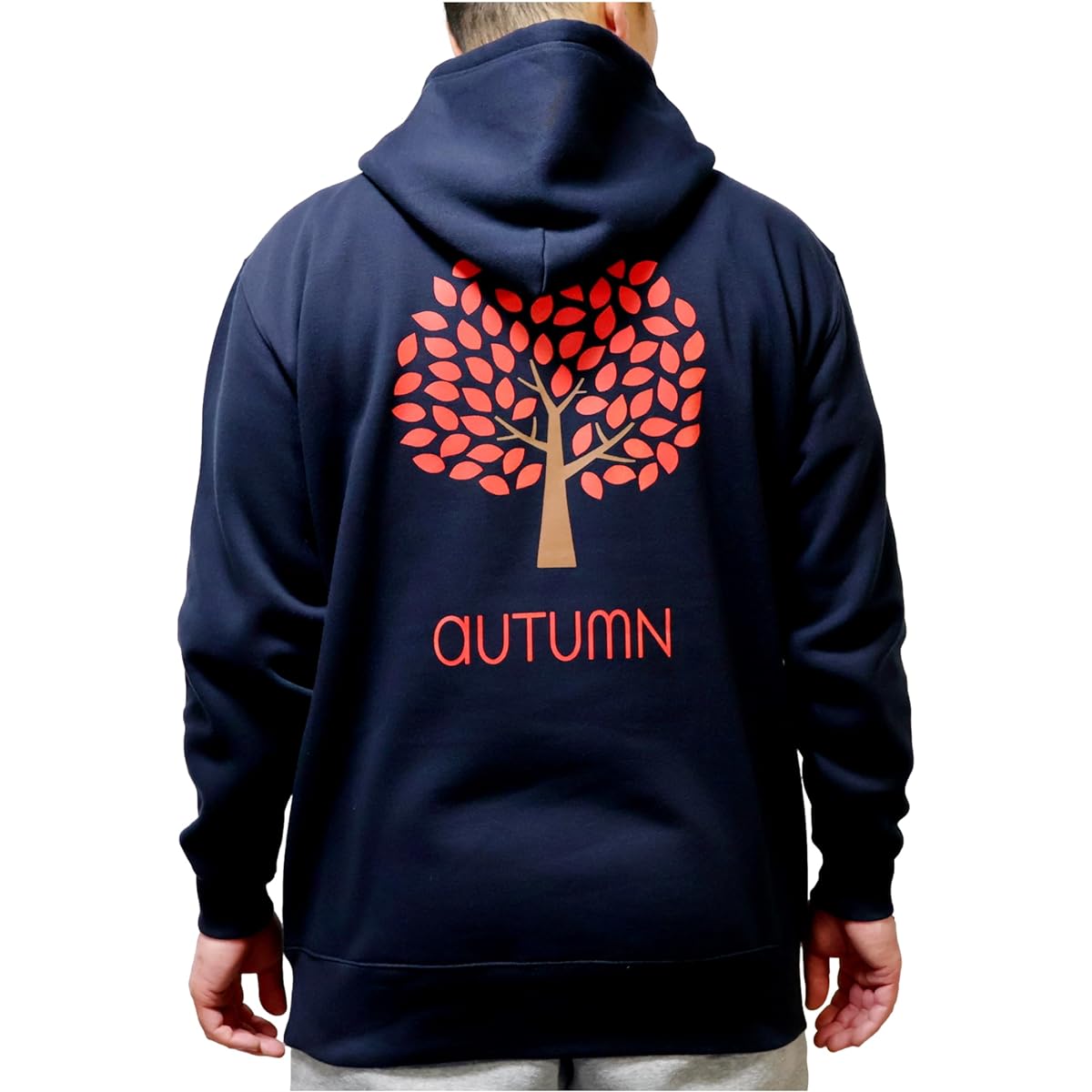 [LibErio] Parka Sweatshirt Men's Women's Pullover Tops Large Size Winter Clothes Autumn Spring Room Wear Loungewear Brushed Lining Hoodie Autumn 10.0 oz