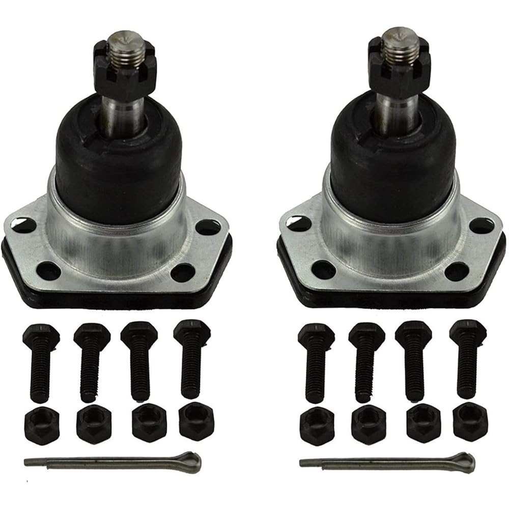 Detroit Axle -Front 4 Peace Ball Joint Chevrolet Malibb Blazer Impala S10 Monte Carlo LLV El CAMINO GMC Jimmy Buick Lesabrew Electra Regal Cadillac Fleetwood 4 Upper & Rewar Ball Joint Replacement Replacement