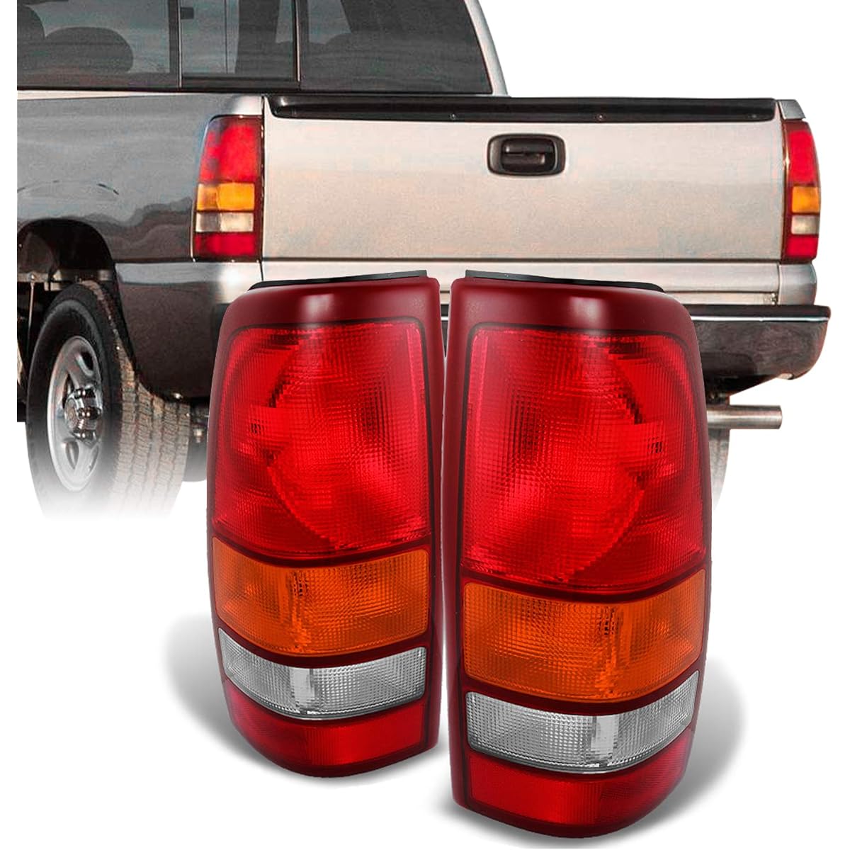 Chevrolet Sylvarad GMC Sierra replacement driver/Pure passenger seat left + right lamp tail light