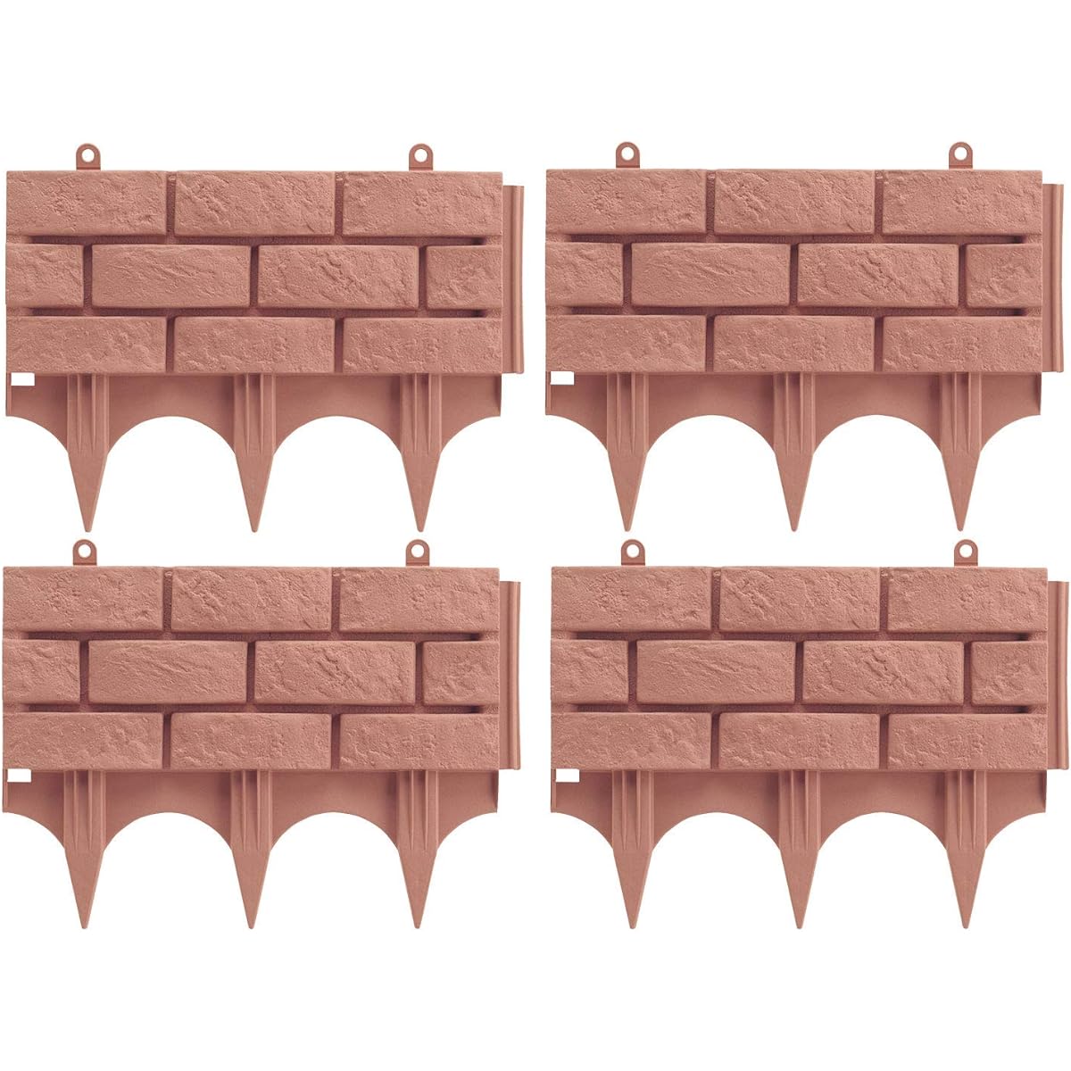 Richel retaining brick style 45 type brown set of 4