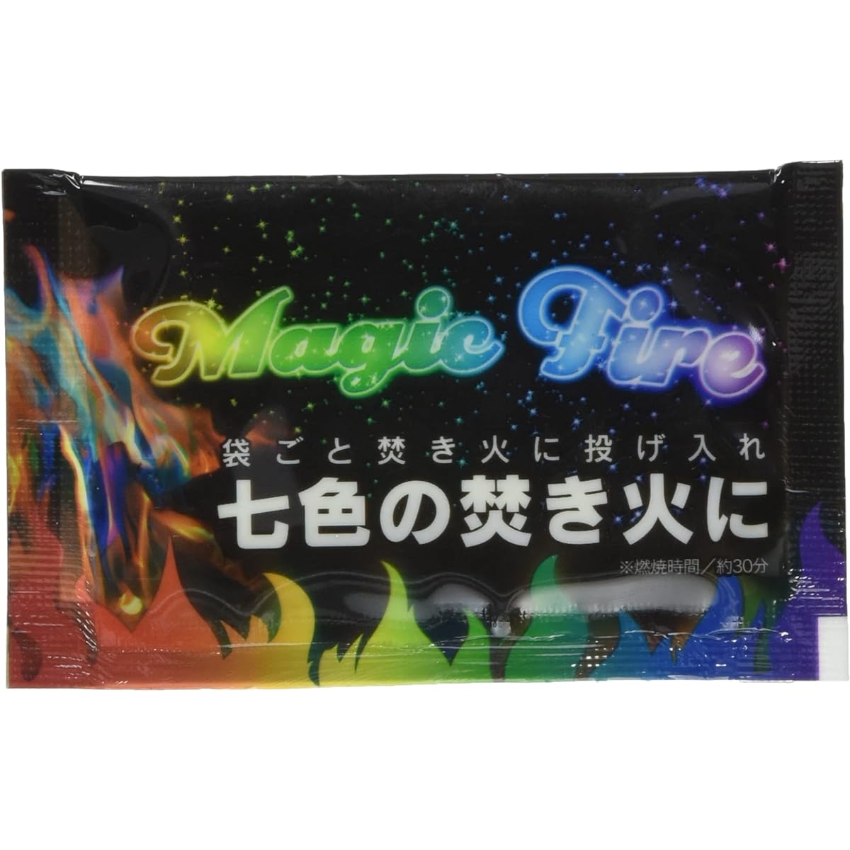 [Bulk purchase] [Single item] BUNDOK Magic Fire <50 pieces / 10 pieces / 5 pieces / 1 piece> BD-362 Bonfire Flame Rainbow