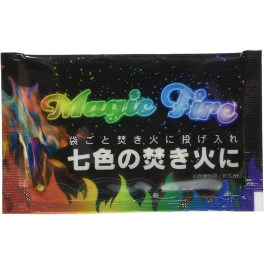 [Bulk purchase] [Single item] BUNDOK Magic Fire <50 pieces / 10 pieces / 5 pieces / 1 piece> BD-362 Bonfire Flame Rainbow