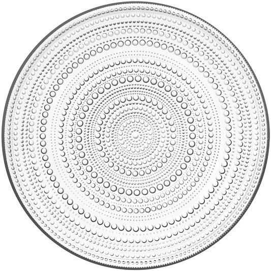 [Regular Imported Product] Iittala Kastehelmi Plate Dish 31.5cm Clear 1007340