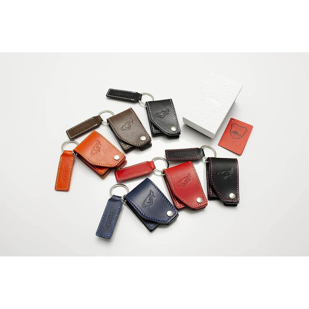 Grazio&Co.Tochigi Leather Key Case MODEL-Ⅱ TYPE-A RED*CPG