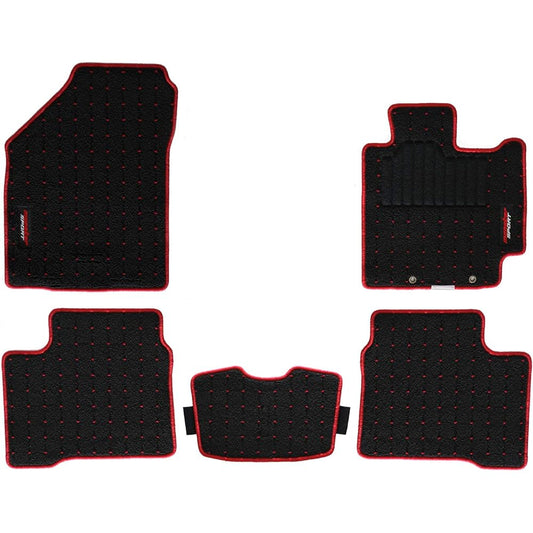 MONSTER SPORT Floor Mat for Swift Sport [ZC33S]/Swift [ZC13S/ZC43S/ZC53S/ZD53S/ZC83S/ZD83S] Black x Red 894550-7600M