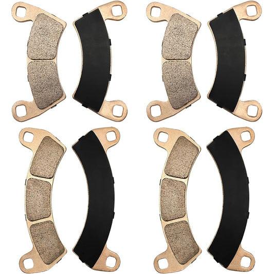 Front & Rear Brake Pads Sintered for Polaris RZR Turbo 2016-2021 RZR PRO XP 2020-2022 OEM# 2206231 2208162 1913469 2205949 2208933