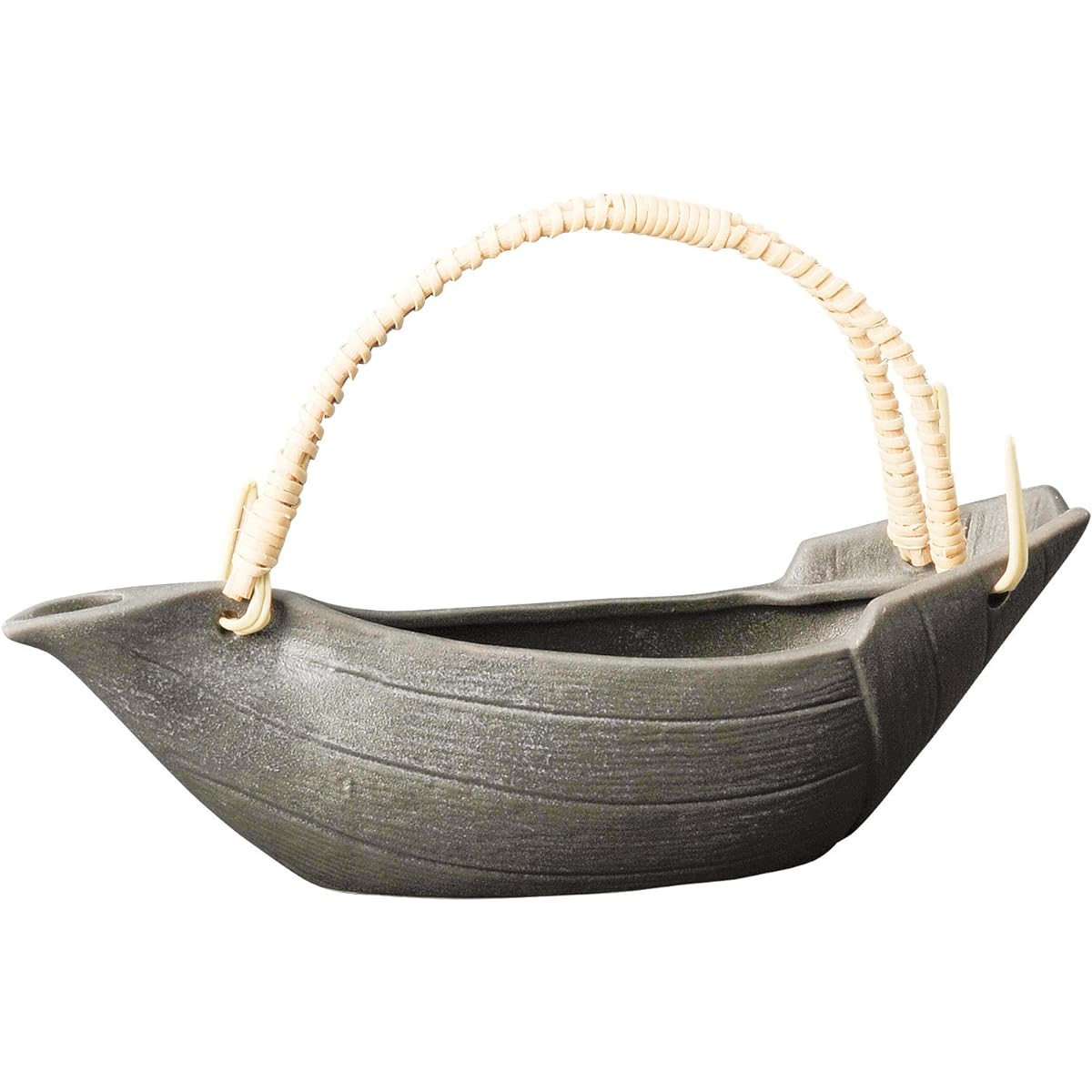 Sohougama Pottery Sake Cup Black Glaze Bone Sake Black Approx. 500ml 359-43-073