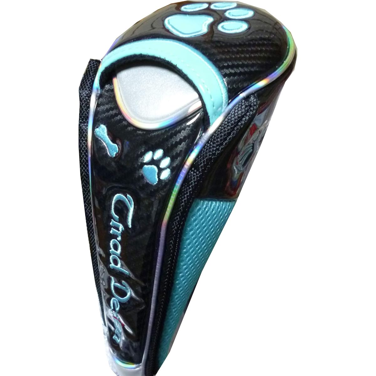 Golf Head Cover for Fairway Paw Magnetic Type (Black/Saxophone, for Fairway)