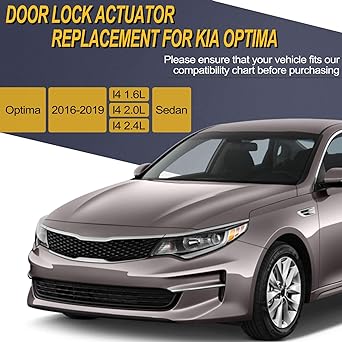YHTAUTO Rear Lift Gate Door Lock Actuator | 2016-2019 KIA Optima Sedant Tail Gate Gate Hatch Latch Lock Replacement | 81230D4000 Replacement