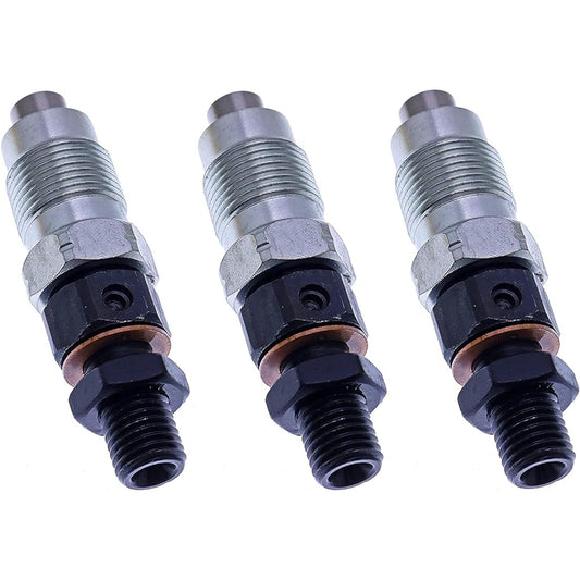 Mover Parts Fuel Injector 3pcs 16001-53002 16871-53000 16001-53000 H1600-53000 16001-53904 for Kubota D722 Engine Kubota BX1860 BX1870 1880. BX2360 BX2370 BX2380 BX23S BX25 BX25DLB U17 RTV900G9 ZD101.