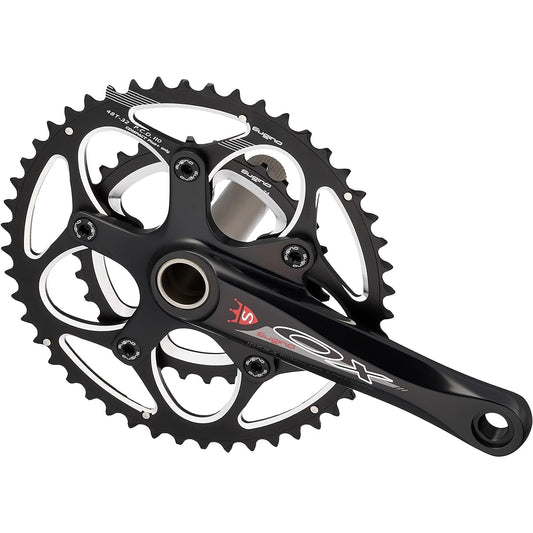 Sugino Crank Bicycle OX2-901D Chainring/Crank Set Compatible with Shimano 11s/10s No BB included Compatible with Shimano 11s/10s BB Standard: IDS24 Road Hill Climb Touring Gran Fondo Cyclocross Triathlon OX2-901D