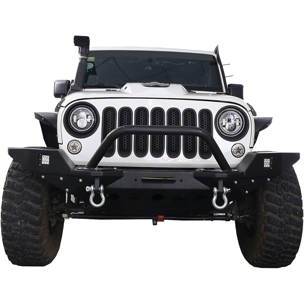 U-BOX Wrangler Headlight Besel Cover Insert Mat Black Head Lamp Trim WRANGLER JK & WRANGLER UNLIMITED 2007-2015 Compatible pair