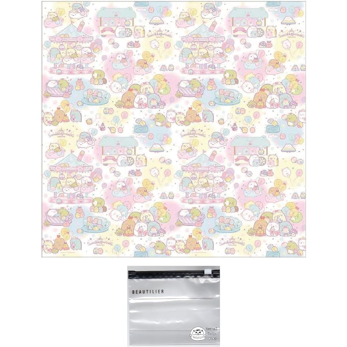 Sumikko Gurashi Leisure Sheet L For 2~3 People 90 x 180cm Leisure Mat Folding San-X Set (Leisure Sheet, Slider Bag)
