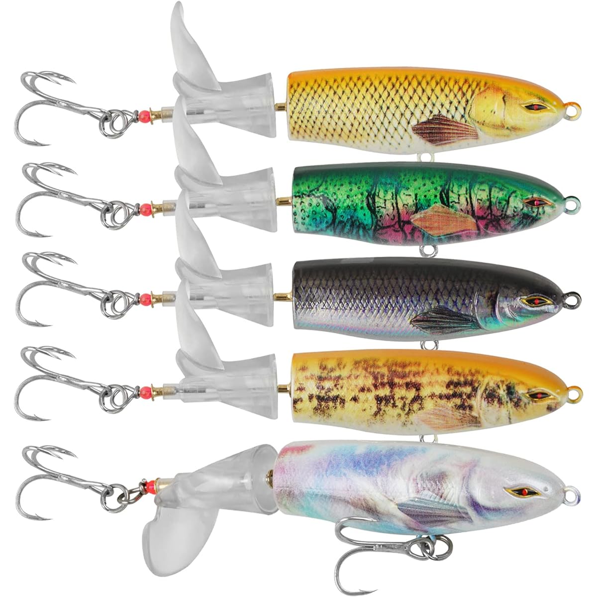 SILANON Buzzbait Lure Set 9cm 13g 5 Colors Selected Top Water Suzuki Seabass Rainbow Trout Yellow Trout River Fishing Salt Mountain Stream Fishing Minnow Fishing Tools