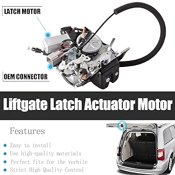 Real Lift Gate Latch Actuator Motor DODGE GRAND CARAVAN 2008-16 Chrysler Jeep replacement tail gate lock actuator 4589581AA