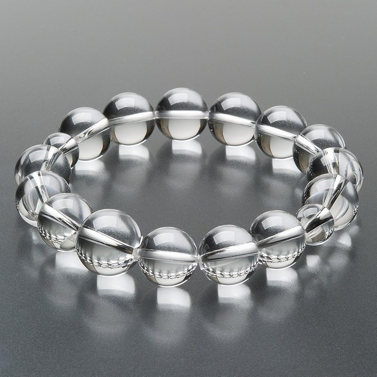 Buddhist Altar Shop Takita Shoten Specially Selected Bracelet Prayer Beads Natural Stone Bracelet Genuine Crystal 14mm Beads Inner Circumference Approximately 18.5cm◆Bead Bracelet, Bracelet Prayer Beads, Power Stones, Prayer Beads, Power Stones, Prayer B