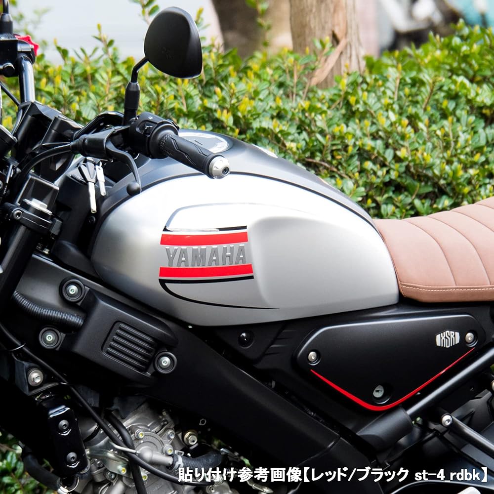 World Walk XSR155 RZ Nostalgic Sticker Red/Gold st-4_rdg