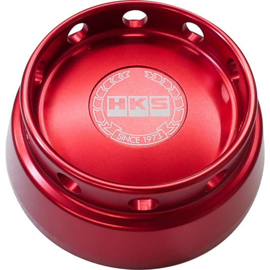 HKS Oil Filler Cap Cover BMW TYPE4 Supra (DB42, DB02, DB22, DB82) BMW (G20, G21, G29, G30, G31,) MINI (F54, F55, F56, F57, F60) 24003-LB004 Red Anodized