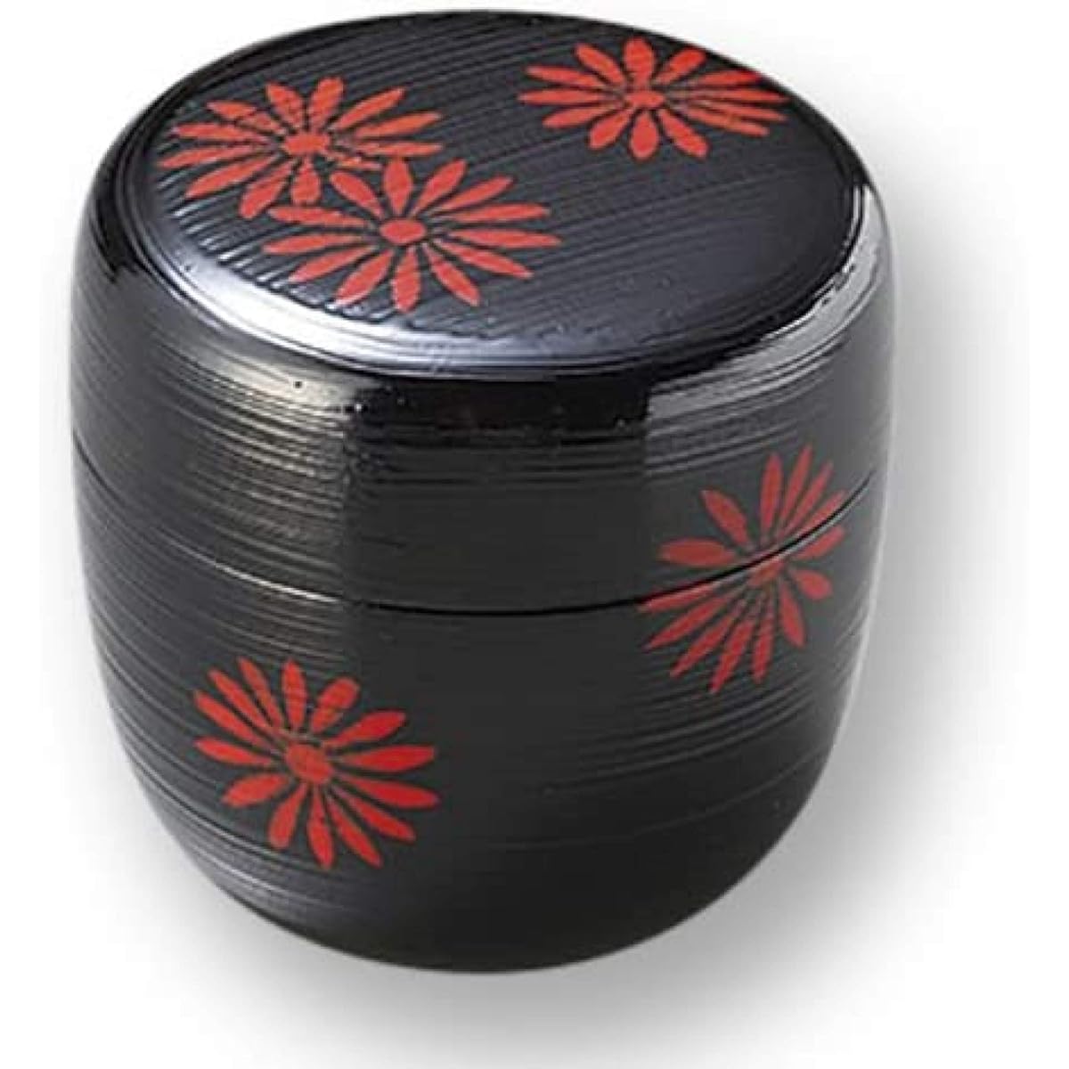 Nomura Lacquerware Store Echizen-nuri brush grain wild chrysanthemum medium date black 11-17501 medium