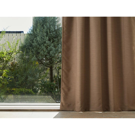 Quarter Report 16 Sizes to Choose from, Blackout Grade 1 Curtains, Flame Retardant, Washable, Glen Oak, Width 100 x Length 220cm, Set of 2, Washable [Made in Japan]