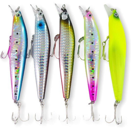 momo lure sea bass flounder lure floating minnow 99F 99mm 13.2g assorted set tungsten silent wire center of gravity moving type