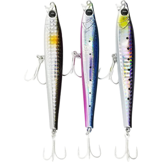 105s 30g TSURINOYA Heavy Sinking Pencil Long Shot with Extra Small Lip 105mm Sea Bass Blackfin Bass Blue Fish Spanish Mackerel White-eye Flounder Maggochi DW208