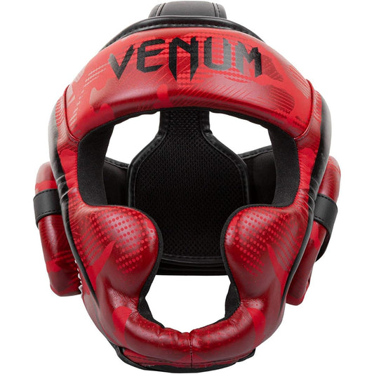 Venum Elite Headgear - Red/Camo One Size