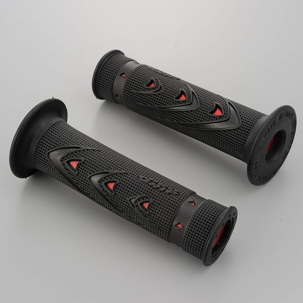 Daytona PROGRIP Handle Grip #721 Earthquake Resistant GEL 125mm End Penetration Type Black/Red 98055