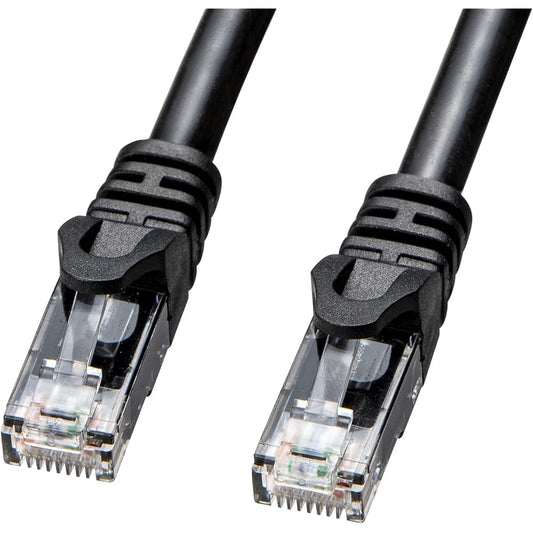 Sanwa Supply Outdoor Waterproof Category 6A LAN Cable (Black, 10m) KB-T6AWP-10BK