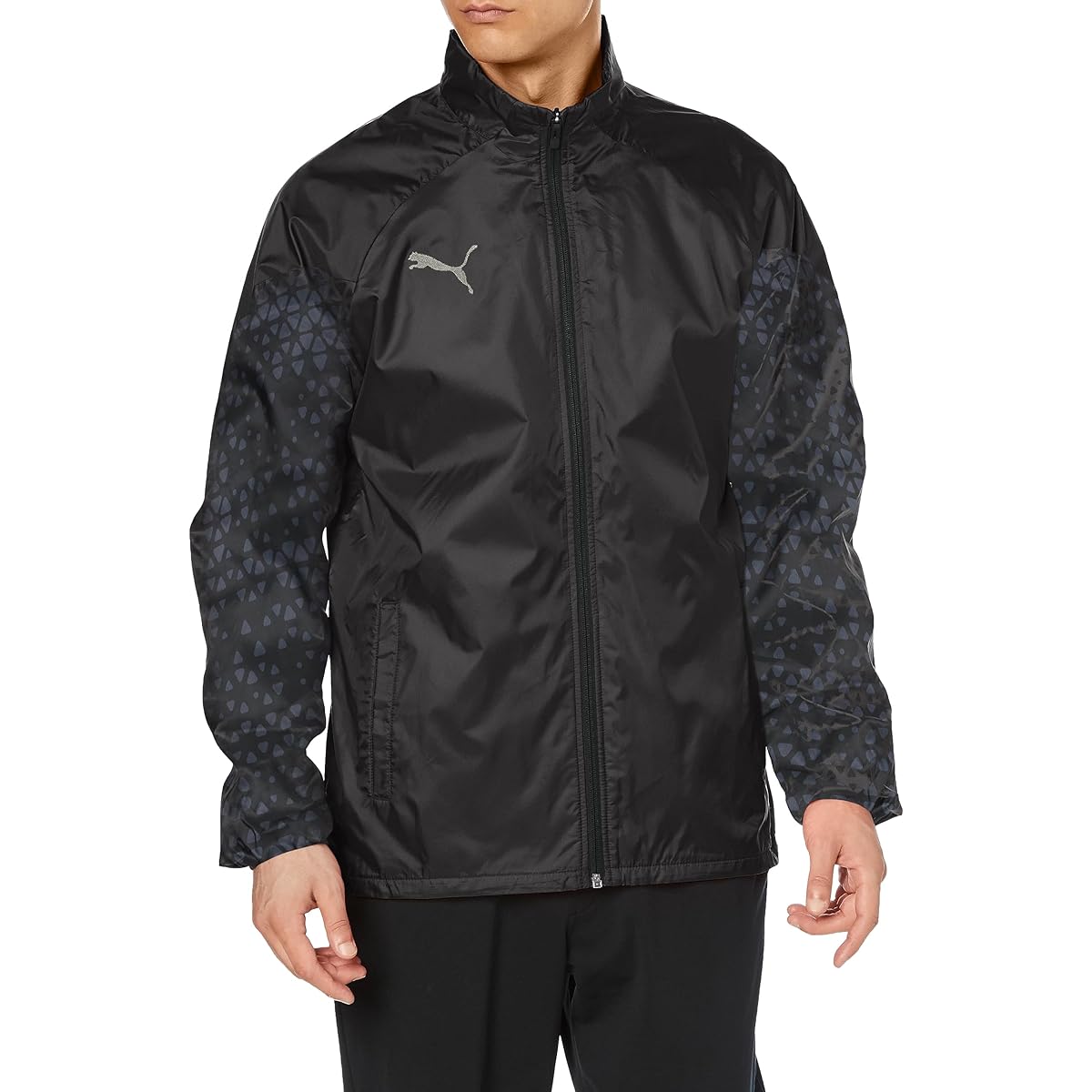 [PUMA] 658812 Men's Soccer Blouson Windproof Water Repellent Brushed Lining TEAMCUP Uratricot Woven Jacket