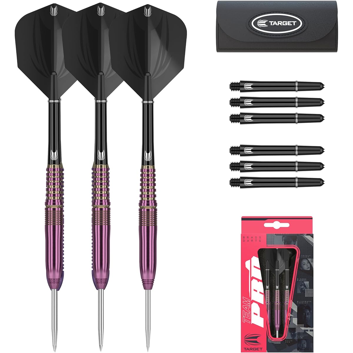 TEAM PRO CATHY LEUNG BRASS 17G STEEL (brass darts, with special case)