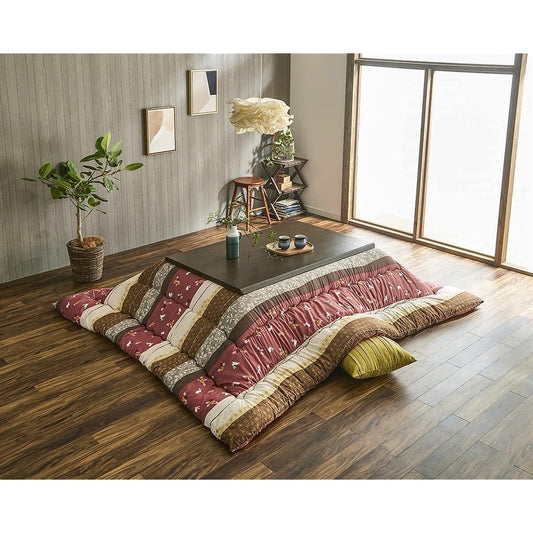 Ikehiko Kotatsu Futon Rectangle Koyomi Approx. 205 x 245cm Rose Japanese Thick Made in Japan Rabbit Pattern #5965139