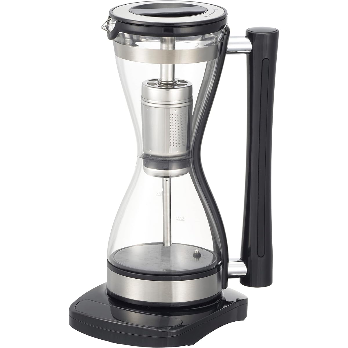 Ohm (OHM) Ohm Electric Coffee Maker, Siphon Type, Electric, With Warming Function, Cafe Style, Stylish, Black COK-WC750A-K 08-3275 OHM