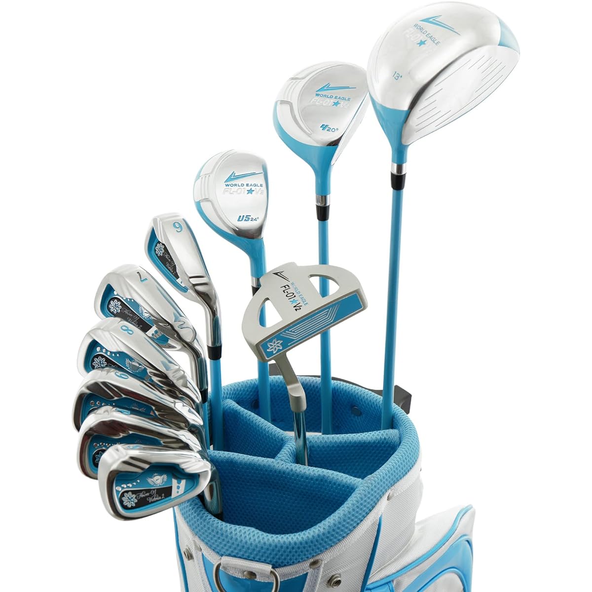 WORLD EAGLE FL-01V2 Club Set of 10 Ladies/Right Bag: Exclusive Bag
