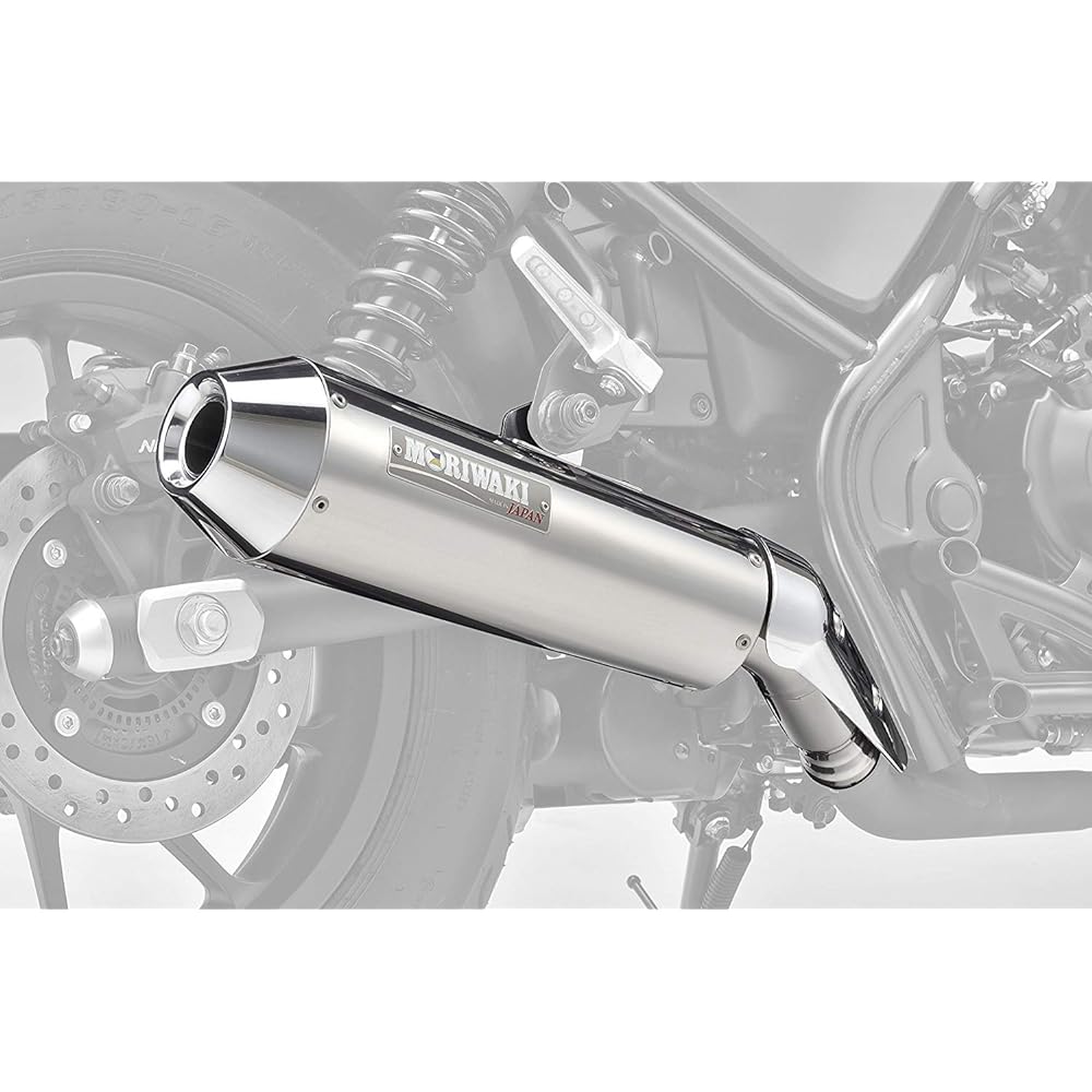 MORIWAKI Slip-on Muffler Neo Classic Stainless Steel Rebel 250 01810-HL1P6-10